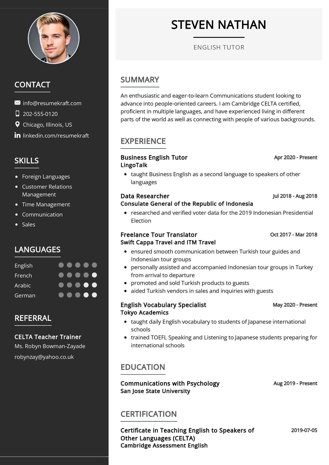 Free Download Resume (CV) Template For MS Word Format Good, 60% OFF