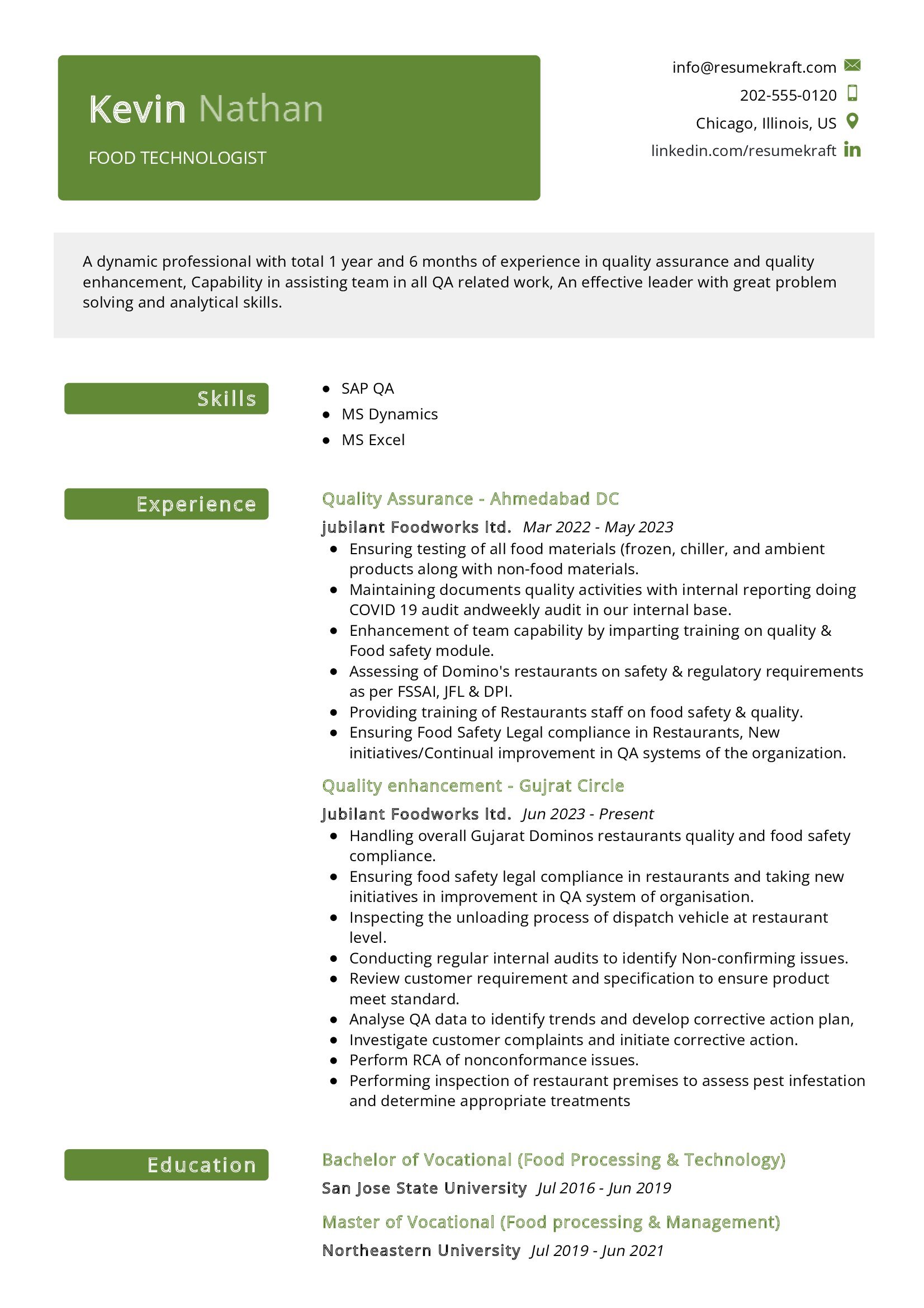 food-technologist-resume-sample-in-2024-resumekraft