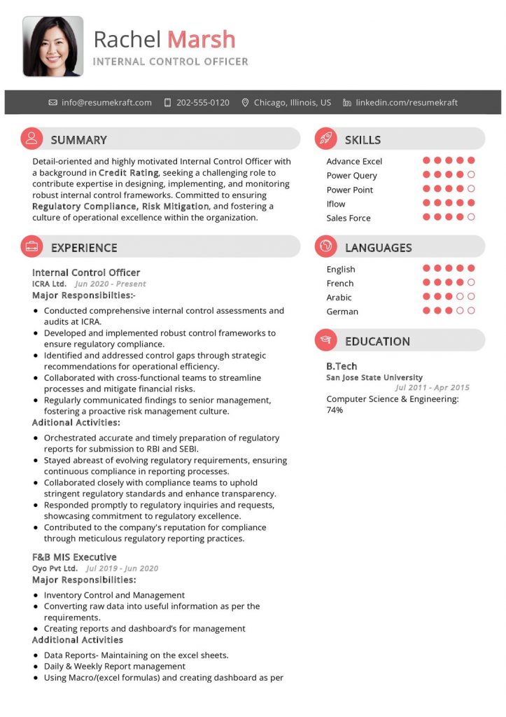 Accounting Finance Resume Samples - Page 6 of 13 in 2024 - ResumeKraft