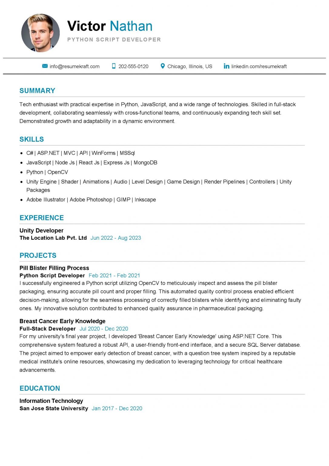 2200+ Professional Resume Samples in 2025 | ResumeKraft