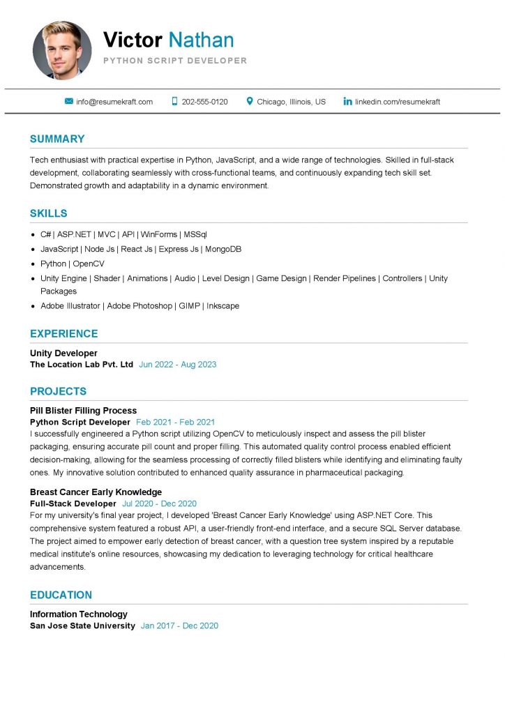 2200+ Professional Resume Samples in 2024 | ResumeKraft
