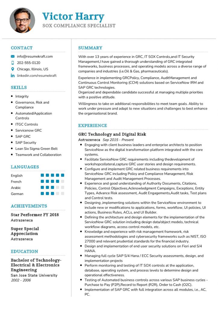 Business Resume Examples - Page 7 Of 17 In 2024 - Resumekraft