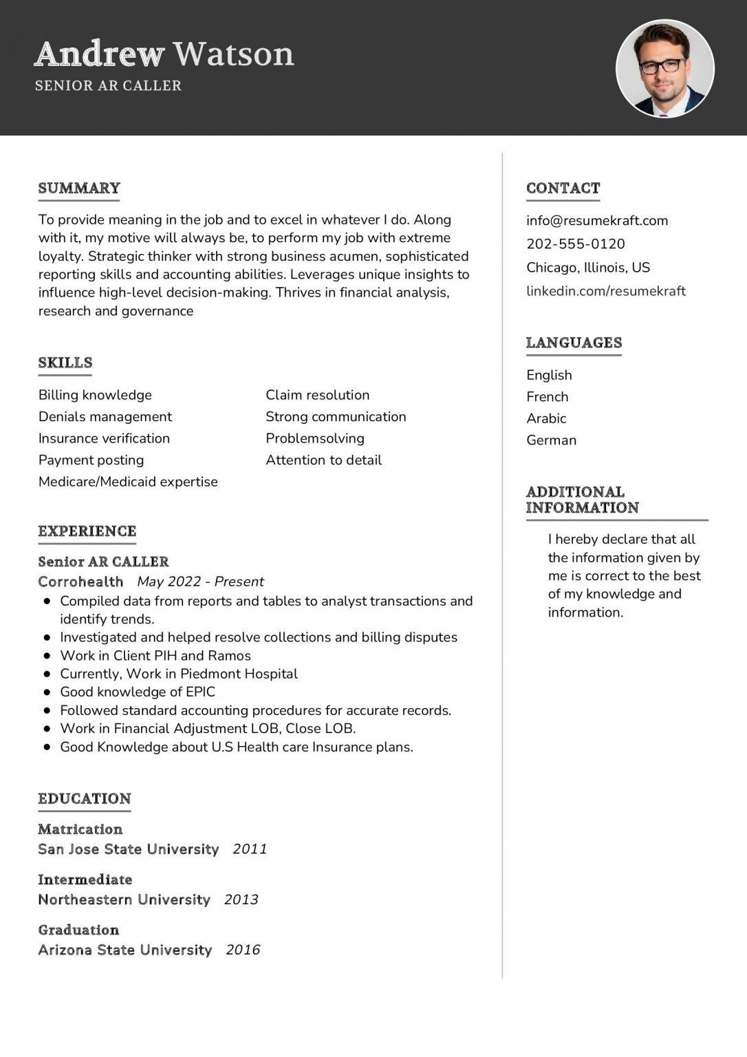 2200+ Professional Resume Samples in 2024 | ResumeKraft