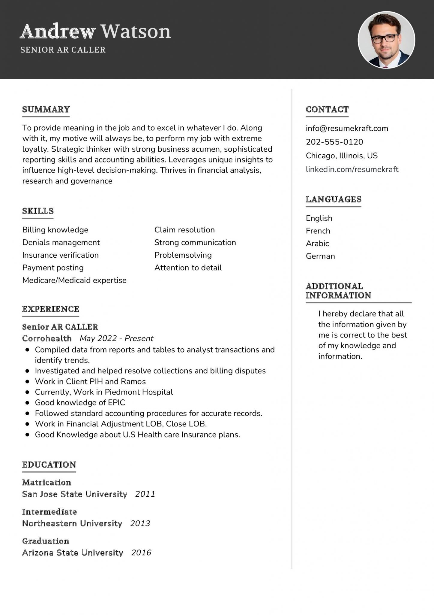 2200+ Professional Resume Samples in 2024 | ResumeKraft