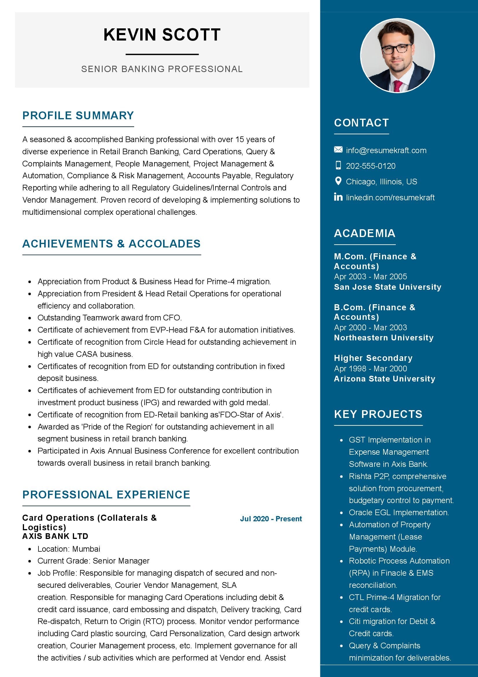 Resume Format For Banking Product Return Request Letter Format