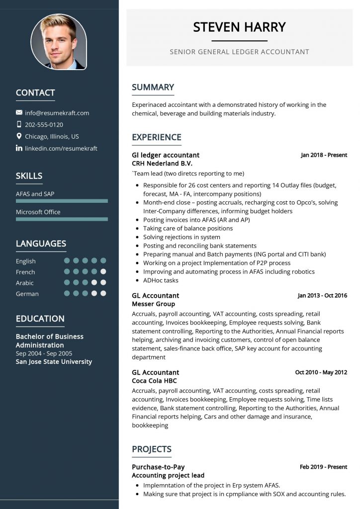Accounting Finance Resume Samples - Page 5 of 13 in 2024 - ResumeKraft