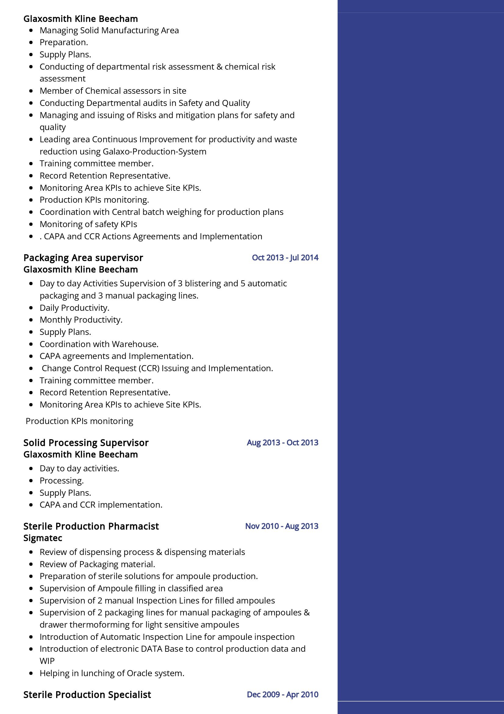 Solid Stream Lead Resume Example in 2025 - ResumeKraft