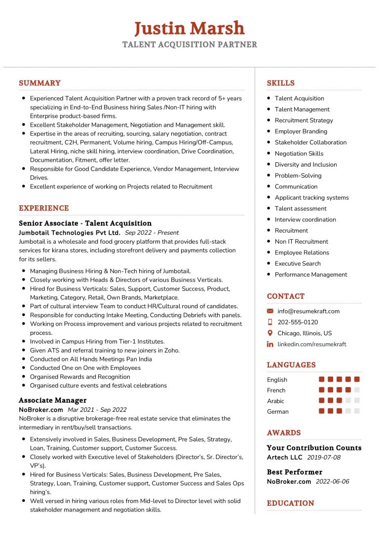 2200+ Professional Resume Samples in 2024 | ResumeKraft