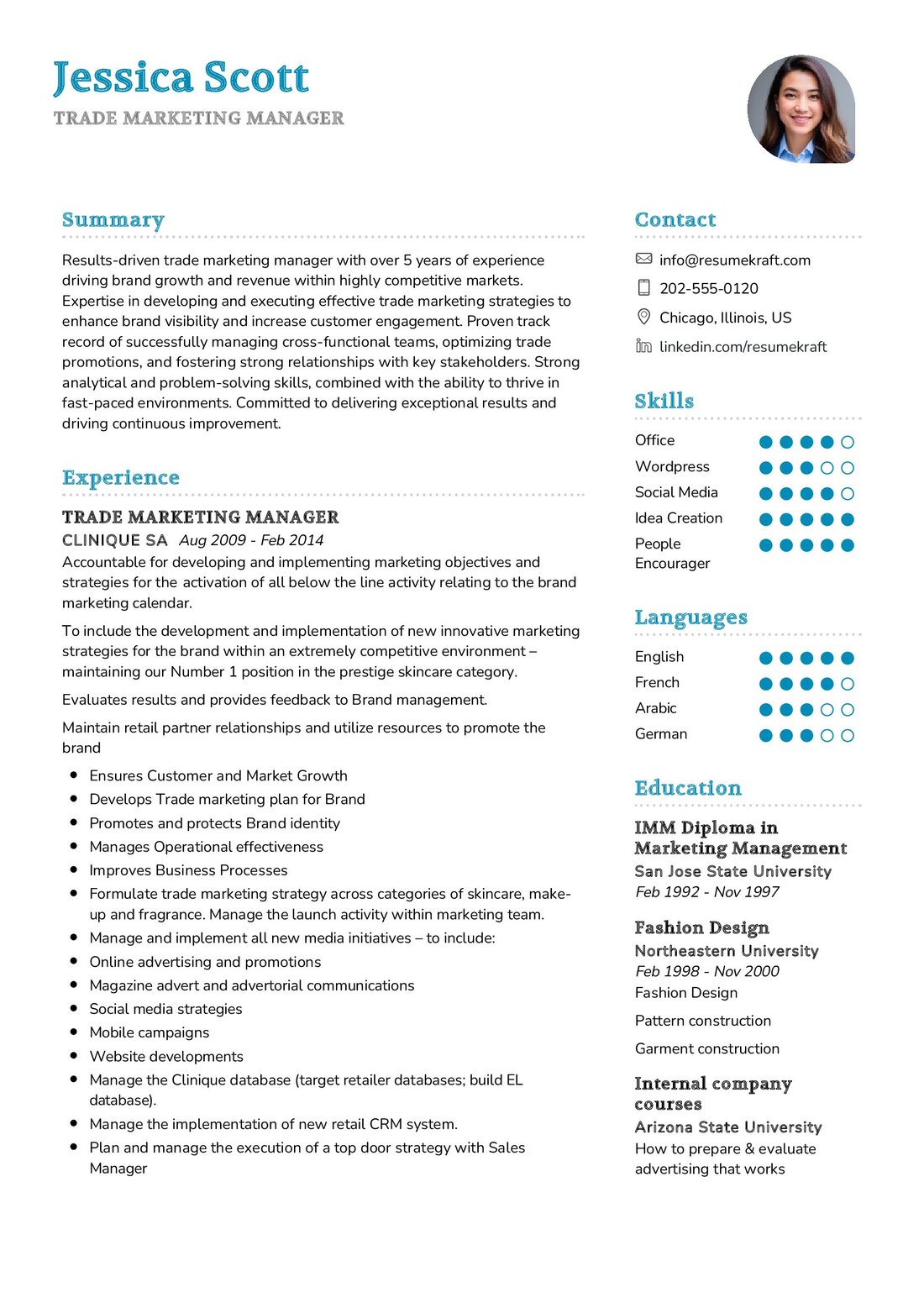 Trade Marketing Manager Resume Example in 2024 - ResumeKraft