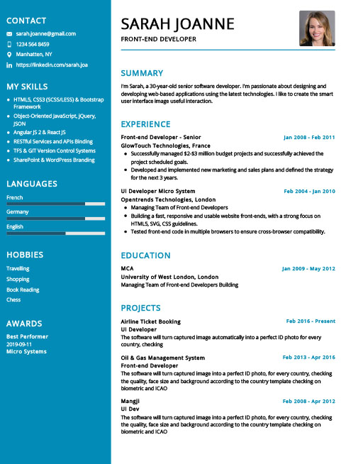 resume maker online hindi