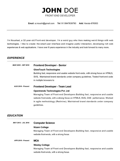 2024 Best Free Online Resume Builder Resumekraft 