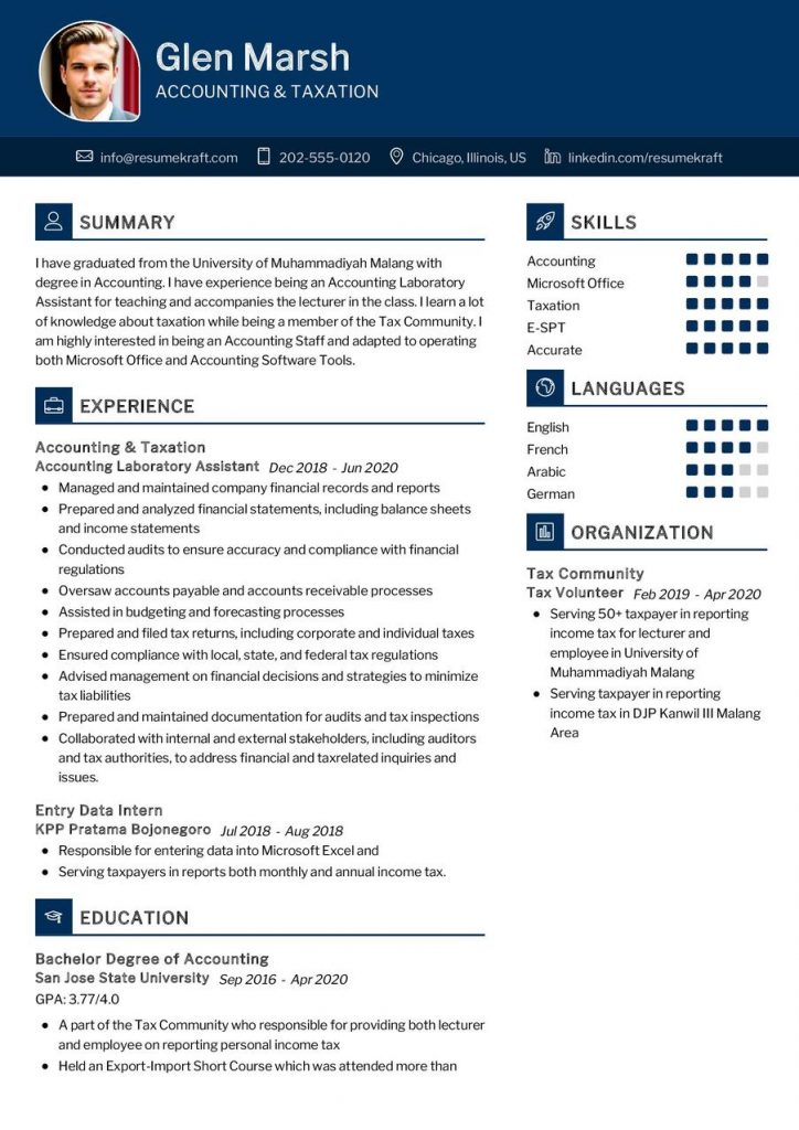 Accounting Finance Resume Samples - Page 5 of 15 in 2024 - ResumeKraft