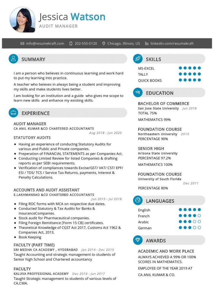 Accounting Finance Resume Samples - Page 4 of 15 in 2024 - ResumeKraft