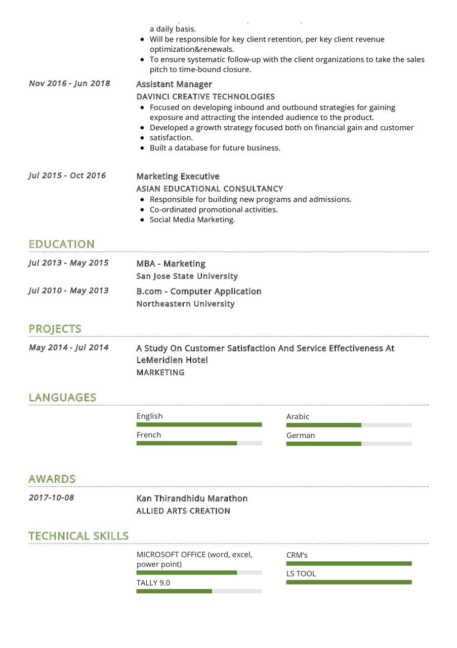 Business Development Manager CV Sample in 2024 - ResumeKraft