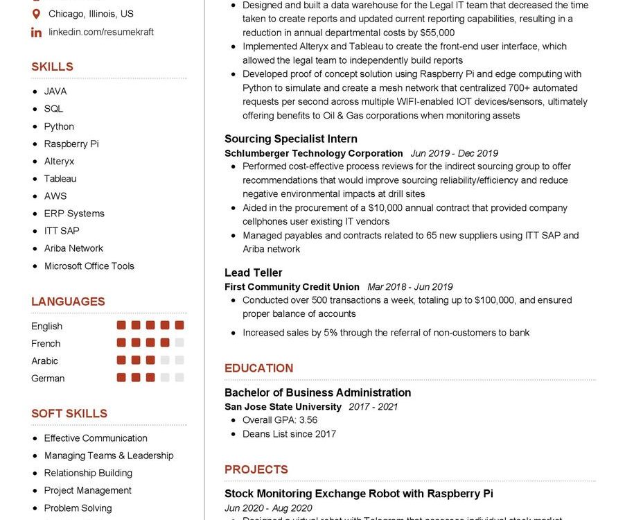 Cloud Developer CV Sample in 2024 - ResumeKraft