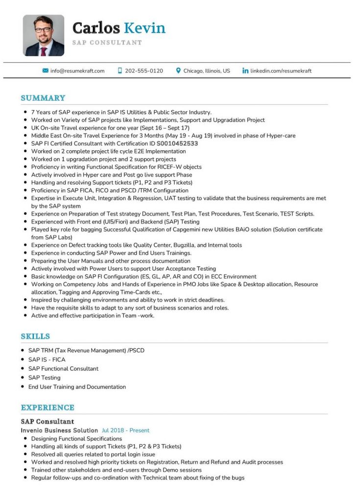 1200+ Professional Resume Samples for 2023 | ResumeKraft