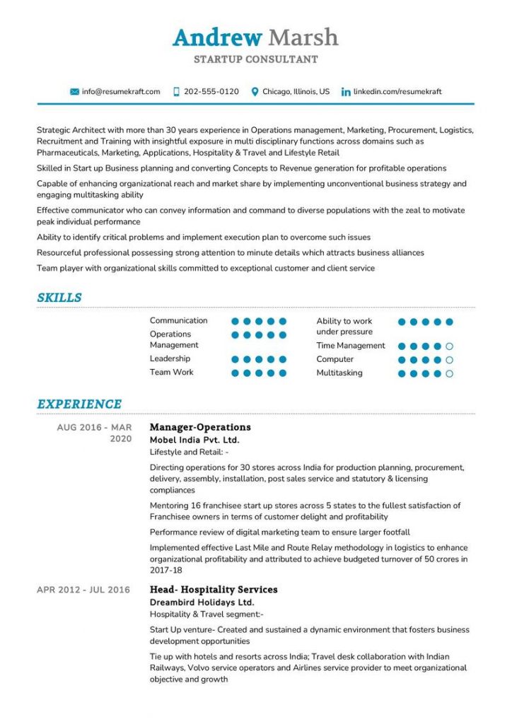 Business Resume Examples - Page 7 of 19 in 2024 - ResumeKraft