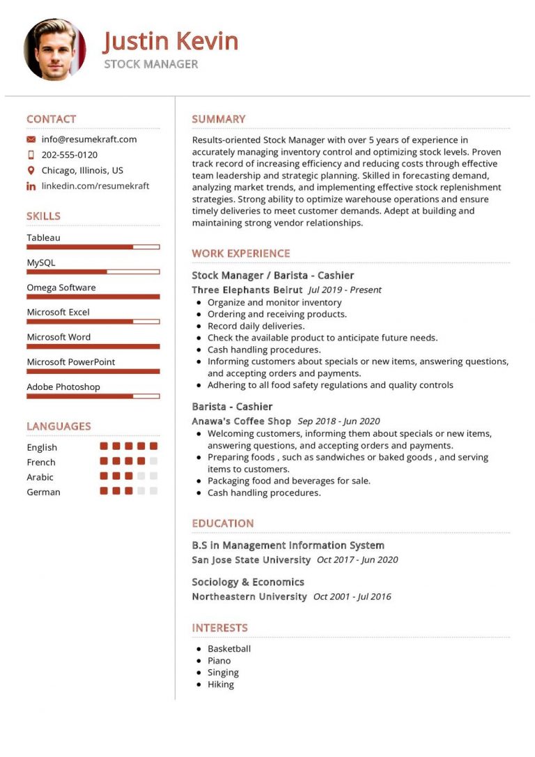 Accounting Finance Resume Samples - Page 5 Of 15 In 2024 - ResumeKraft