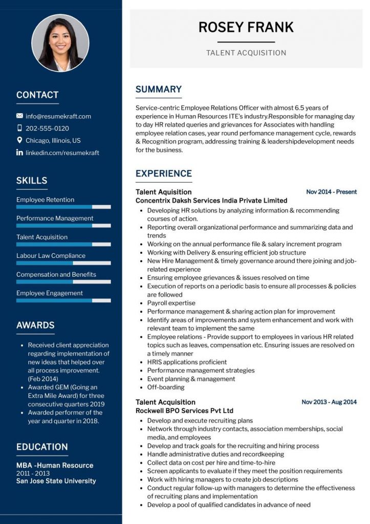 1200+ Professional Resume Samples for 2023 | ResumeKraft