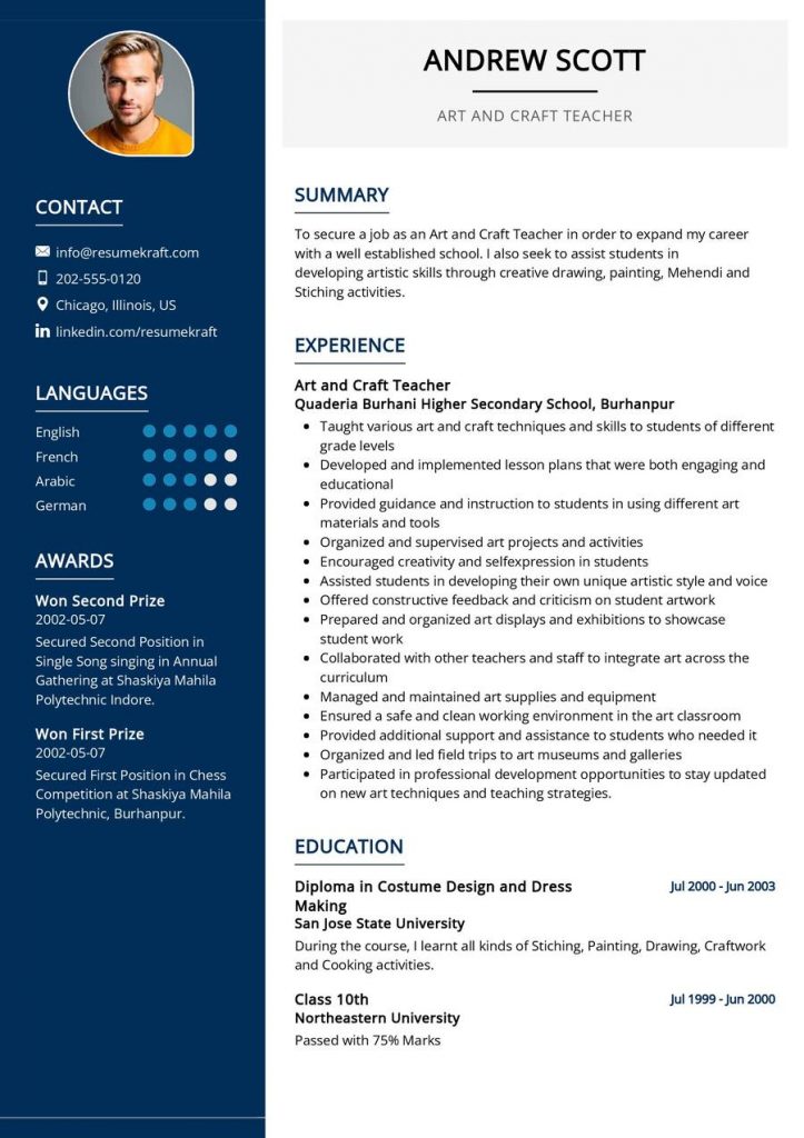 Education Resume Examples - Page 3 of 18 in 2024 - ResumeKraft