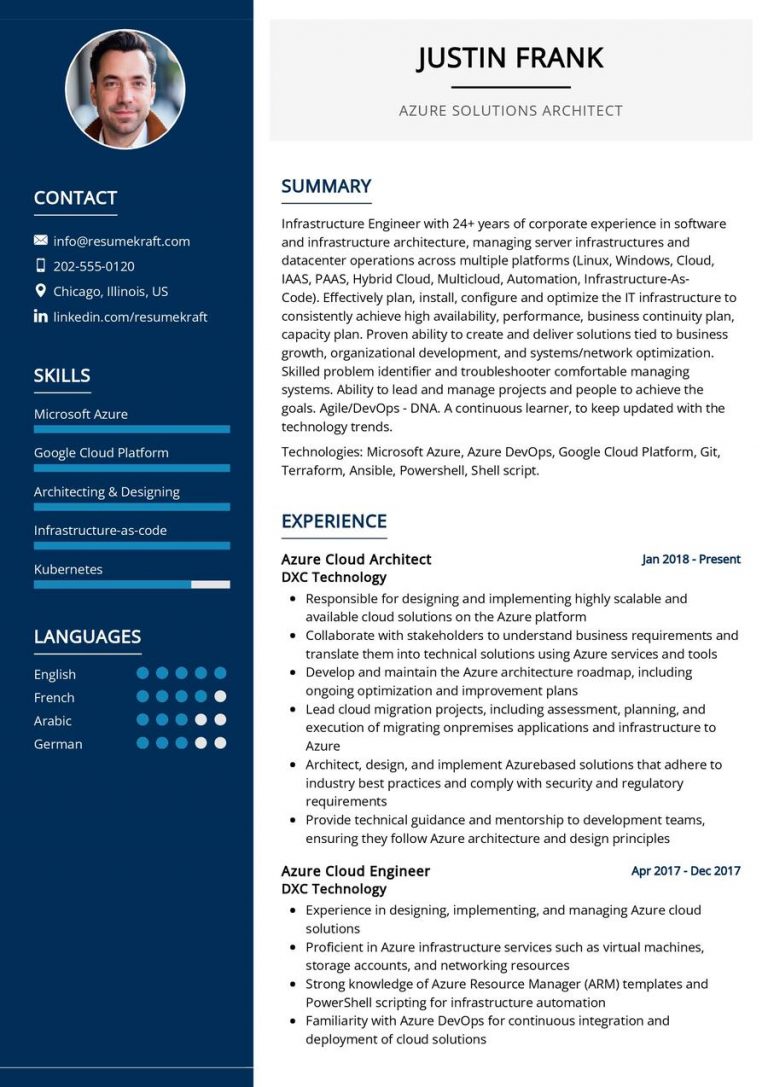 IT Resume Samples - Page 12 of 47 in 2024 - ResumeKraft