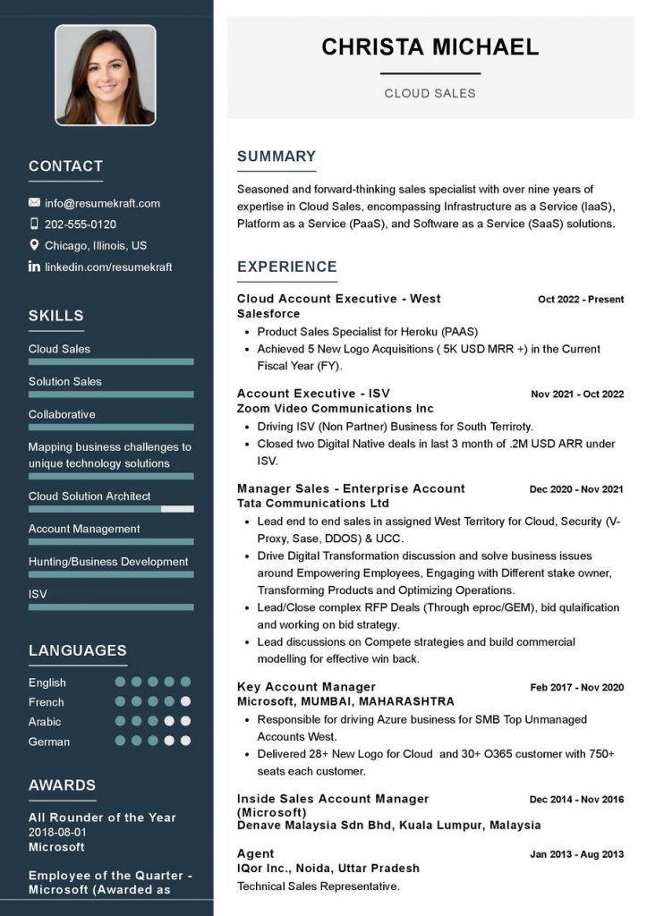 1200+ Professional Resume Samples for 2023 | ResumeKraft