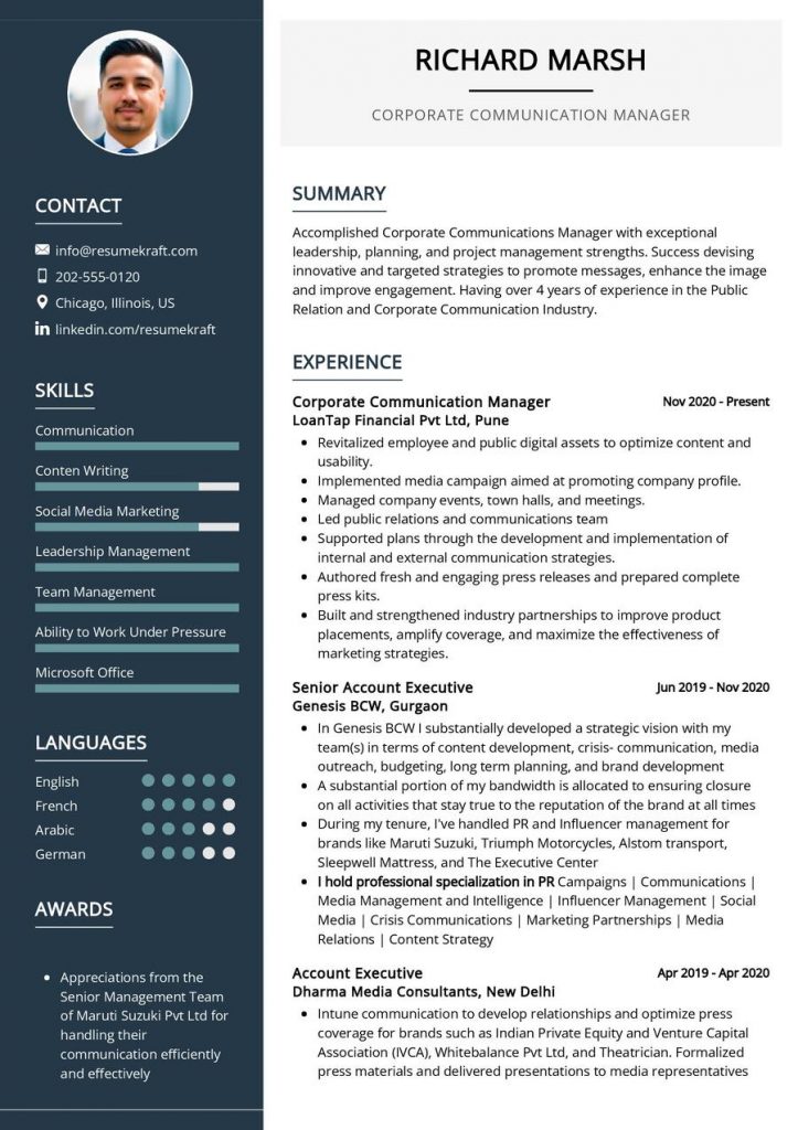 Sales and Marketing Resume Samples - Page 4 of 24 in 2024 - ResumeKraft