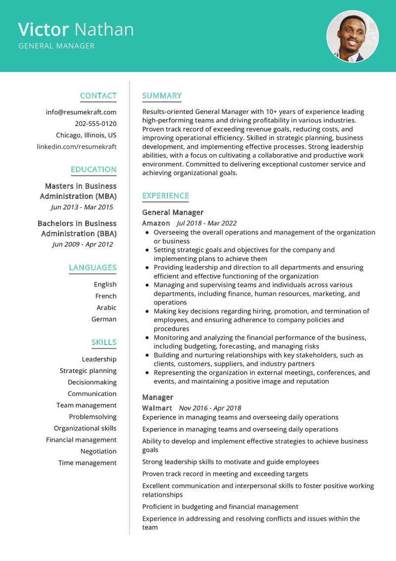 5 Fitness General Manager Resume Examples & Guide for 2024