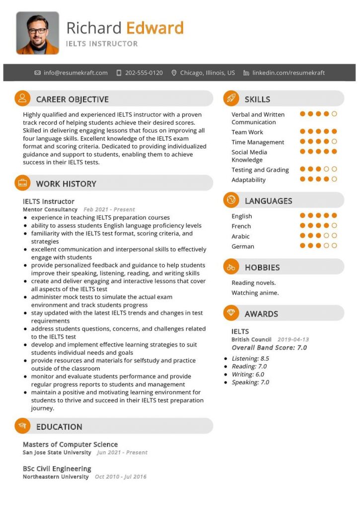 Education Resume Examples - Page 2 of 17 in 2024 - ResumeKraft