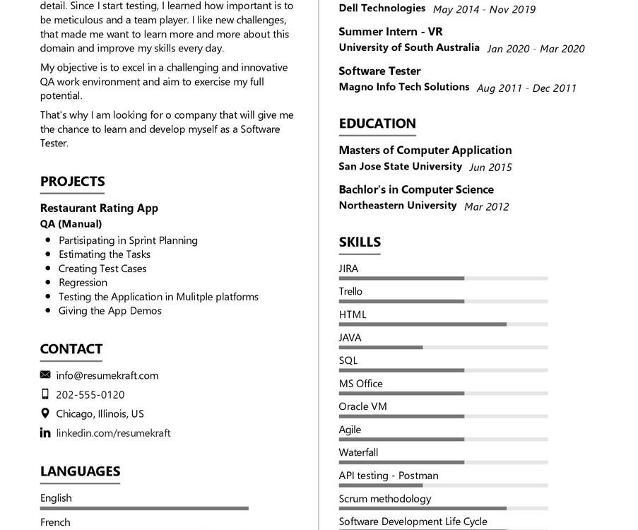 junior-qa-tester-cv-sample-in-2025-resumekraft