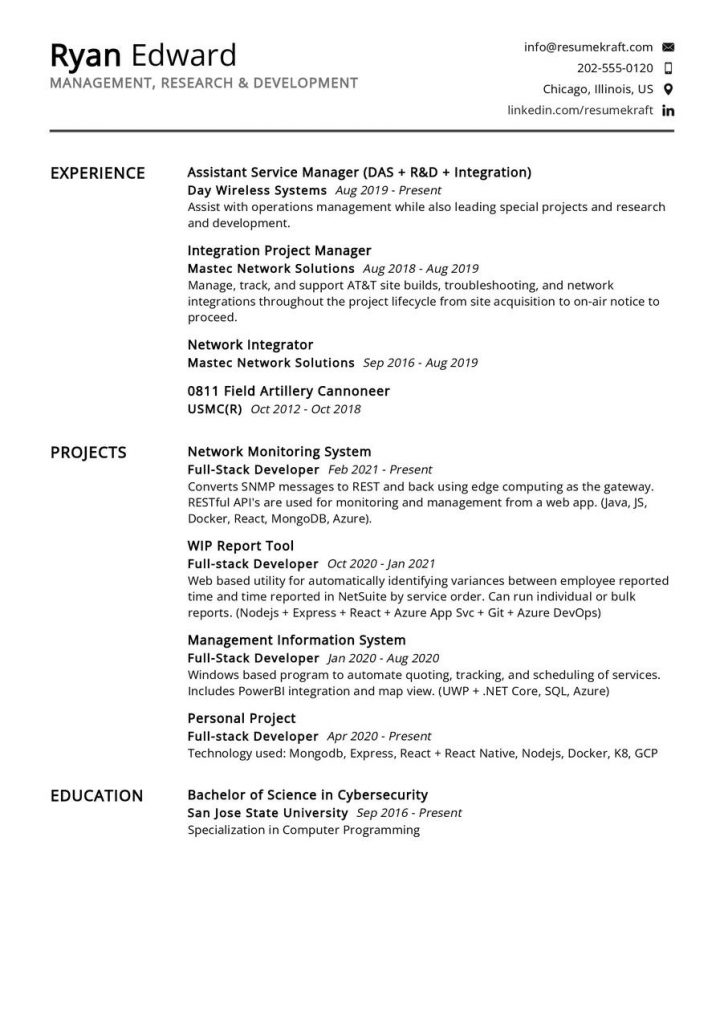 IT Resume Samples - Page 5 of 41 in 2024 - ResumeKraft