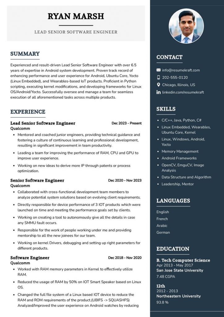 CV Samples - Page 15 of 67 in 2024 - ResumeKraft