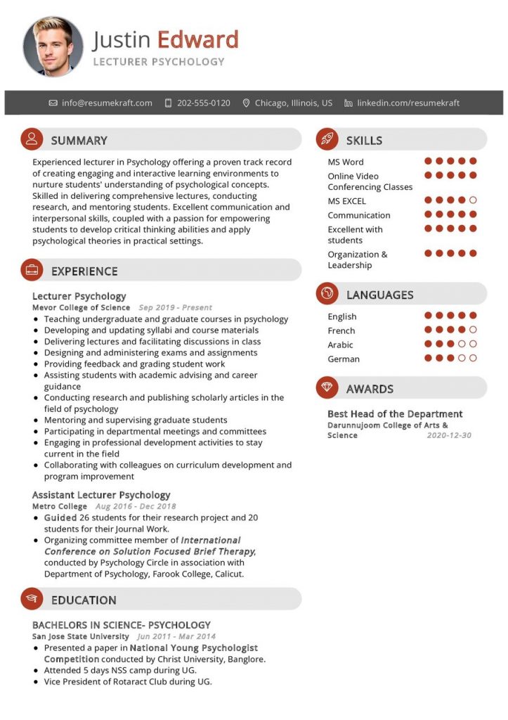 Education Resume Examples 2023 - ResumeKraft