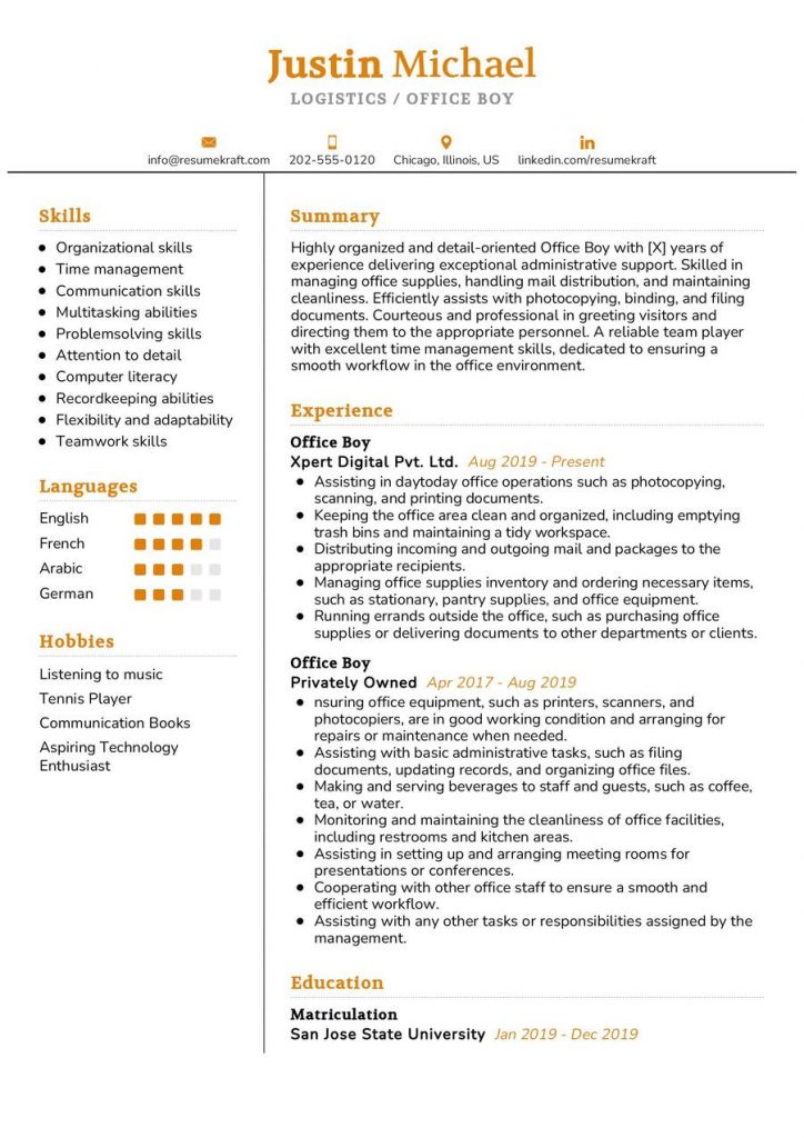 1200+ Professional Resume Samples for 2023 | ResumeKraft