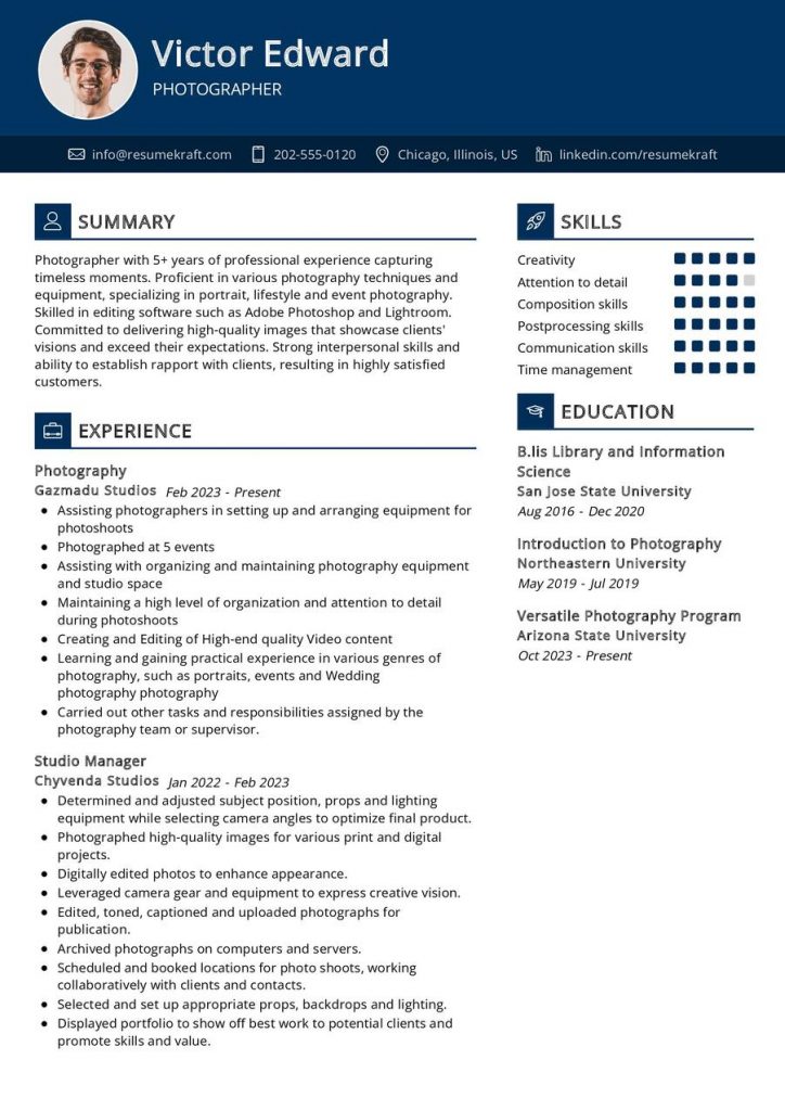 2200+ Professional Resume Samples in 2024 | ResumeKraft