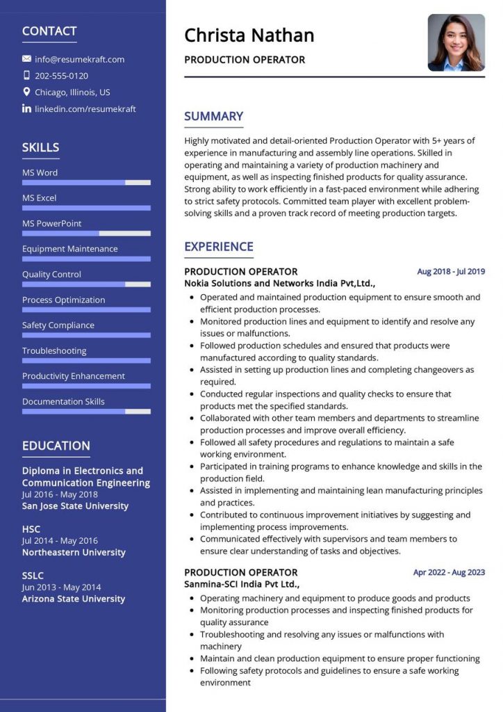 Engineering Resume Examples in 2024 - ResumeKraft