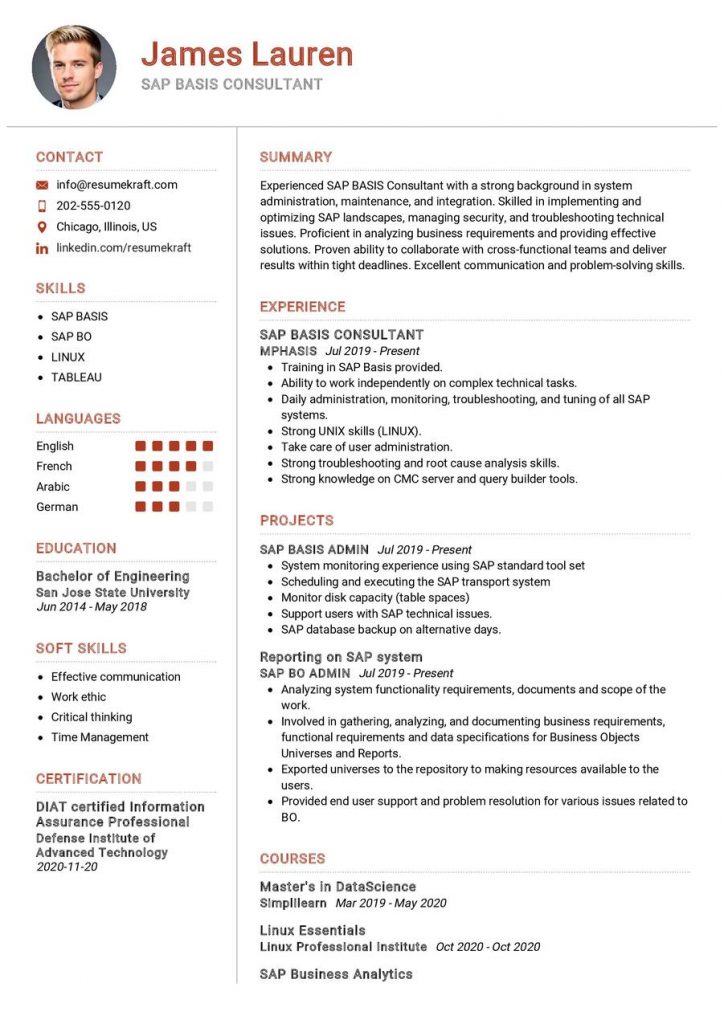 IT Resume Samples - Page 12 of 47 in 2024 - ResumeKraft