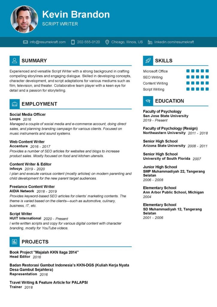 Creative Field Resume Examples in 2024 - ResumeKraft