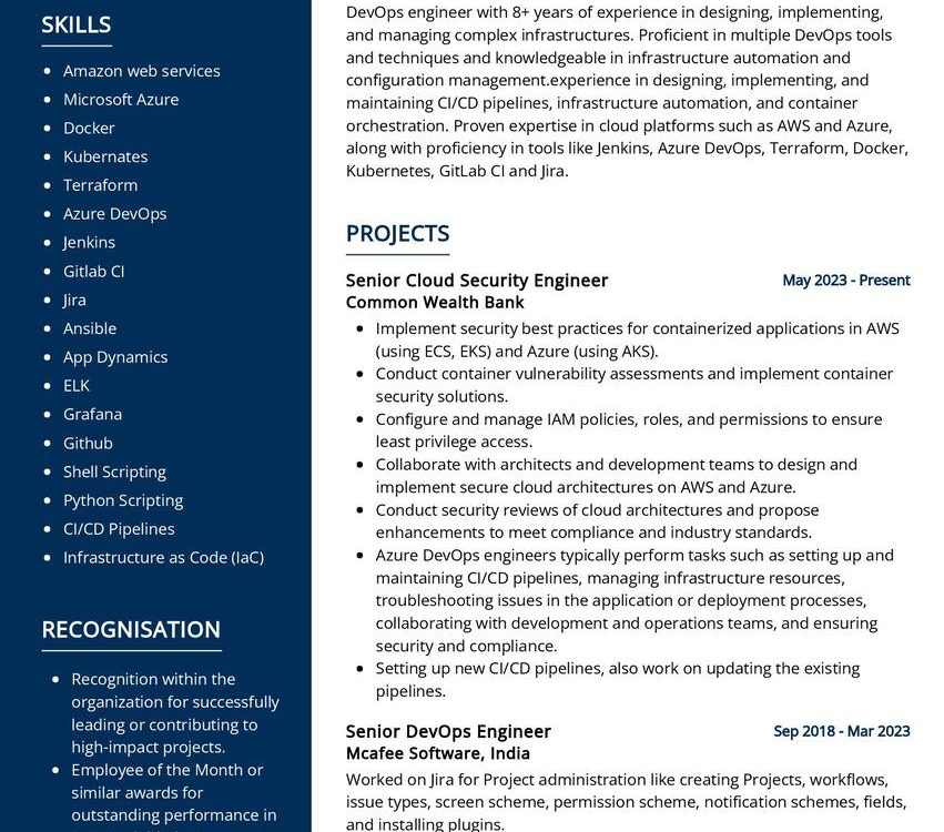 Senior DevOps Engineer