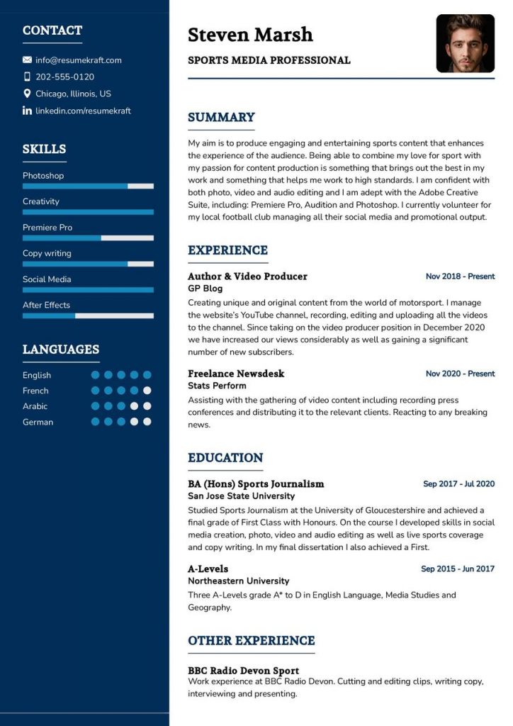 2200+ Professional Resume Samples in 2024 | ResumeKraft