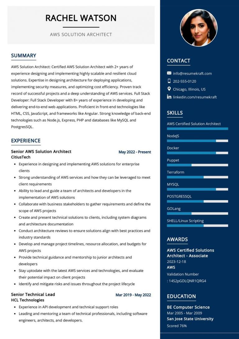 IT Resume Samples - Page 5 of 47 in 2024 - ResumeKraft