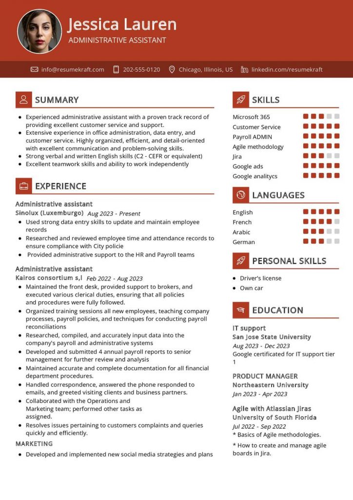 2200+ Professional Resume Samples in 2024 | ResumeKraft