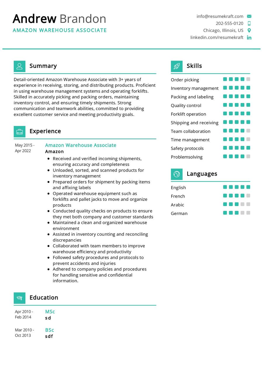 amazon-warehouse-associate-resume-sample-in-2024-resumekraft