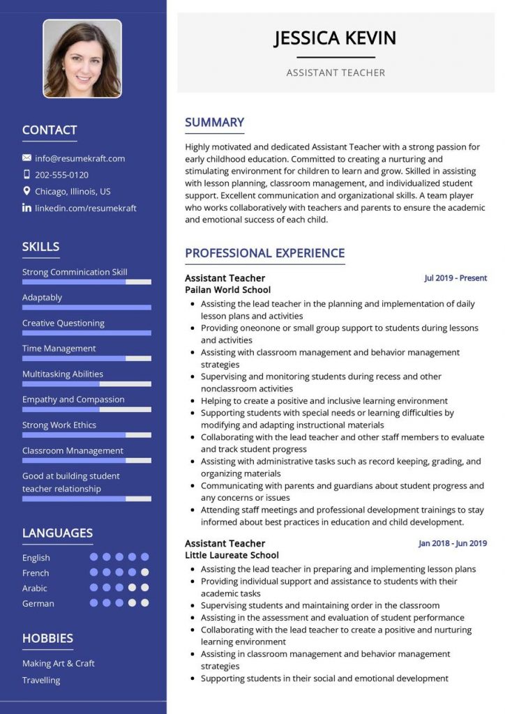 Education Resume Examples in 2024 - ResumeKraft