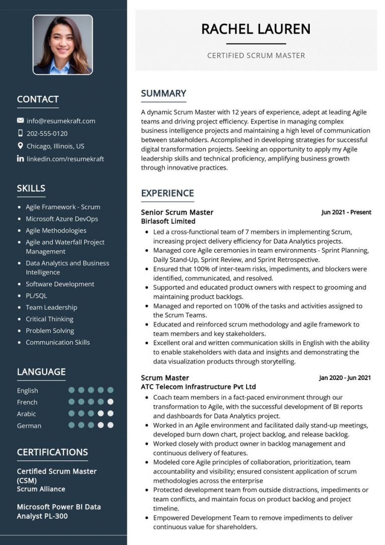 CV Samples - Page 5 of 67 in 2024 - ResumeKraft