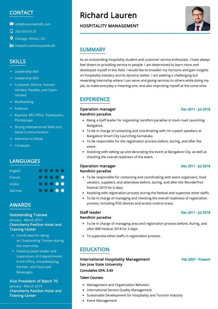 Cv Samples - Page 7 Of 67 In 2024 - Resumekraft