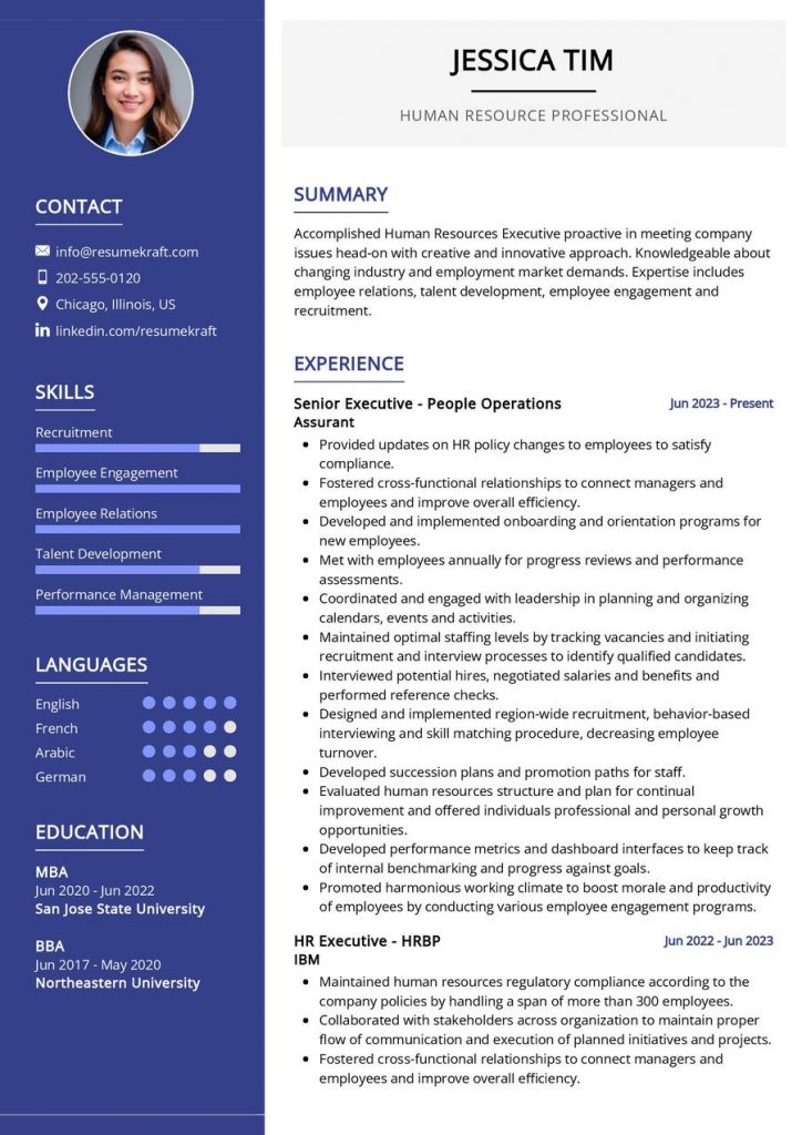 2200+ Professional Resume Samples in 2024 | ResumeKraft