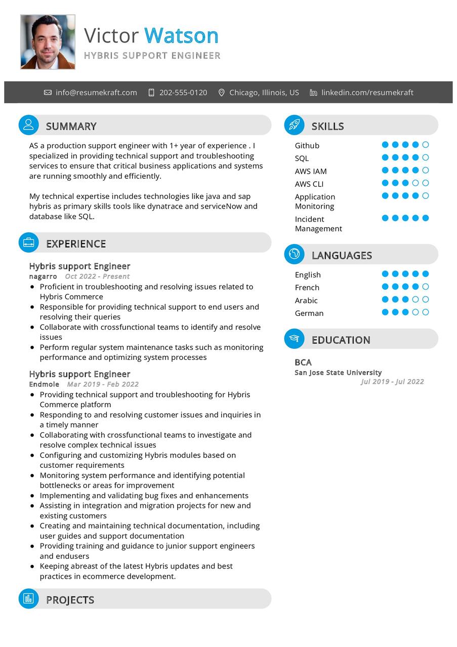 IT Resume Samples - Page 5 of 47 in 2024 - ResumeKraft