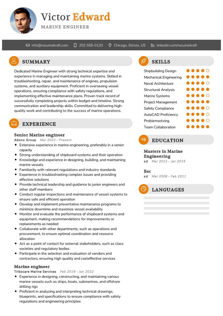 Engineering Resume Examples in 2024 - ResumeKraft