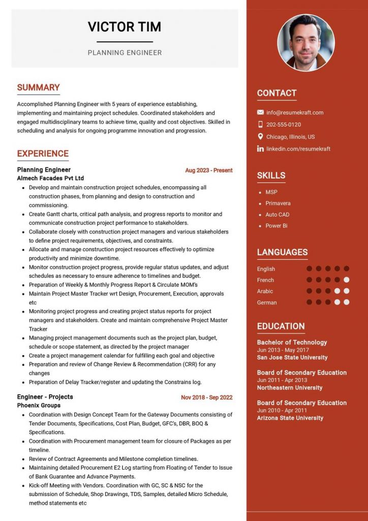 Engineering Resume Examples - Page 4 of 21 in 2024 - ResumeKraft